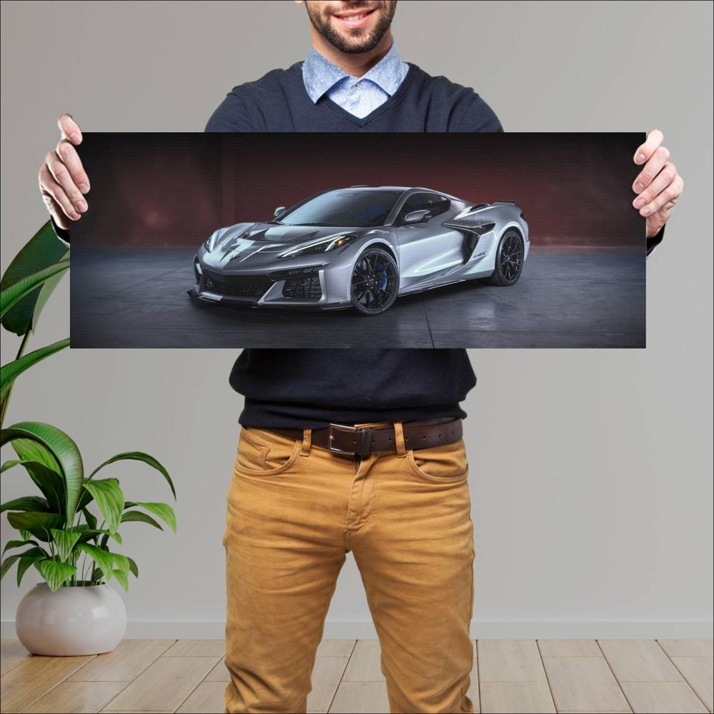 Cuadro grande 30x80cm 2026 Chevrolet Corvette ZR1X 001 1440w Chevrolet