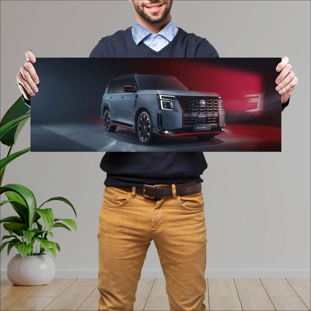 Cuadro grande 30x80cm 2026 Nissan Patrol Nismo 001 1440w Nissan
