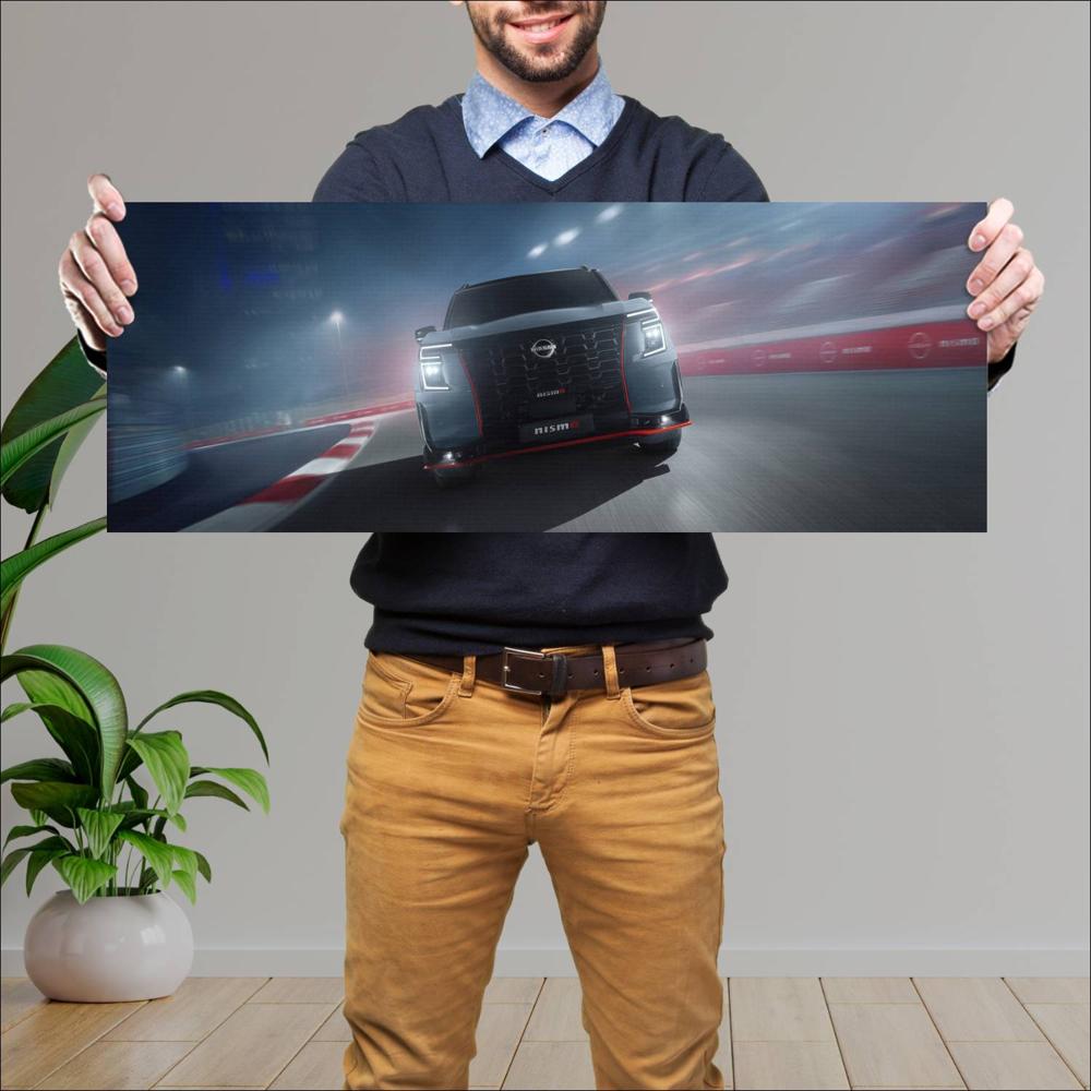 Cuadro grande 30x80cm 2026 Nissan Patrol Nismo 003 1440w Nissan
