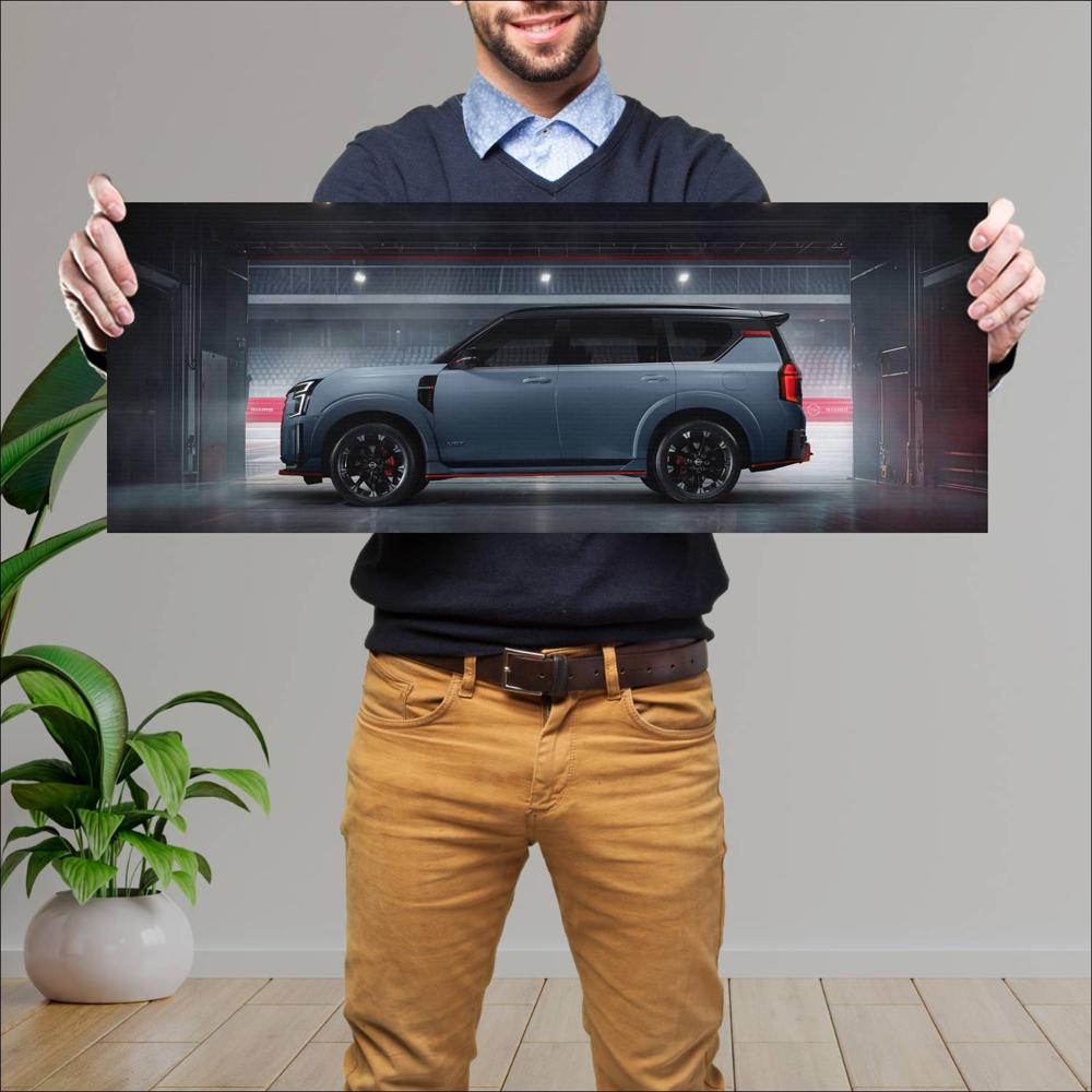 Cuadro grande 30x80cm 2026 Nissan Patrol Nismo 007 1440w Nissan