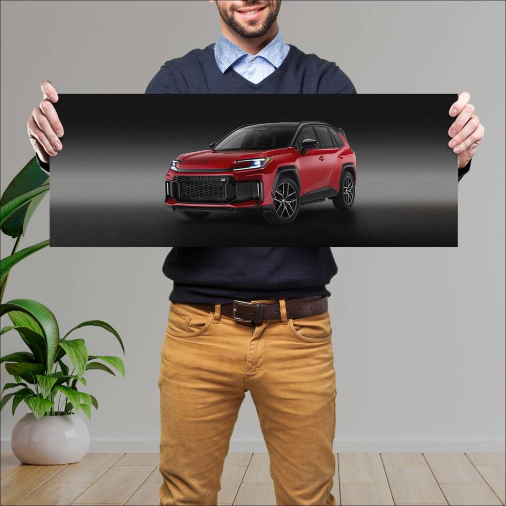 Cuadro grande 30x80cm 2026 Toyota RAV4 GR Sport 001 1440w Toyota