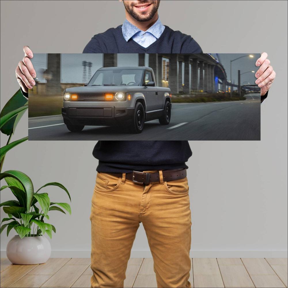 Cuadro grande 30x80cm 2027 Slate Truck EV 001 1440w Slate