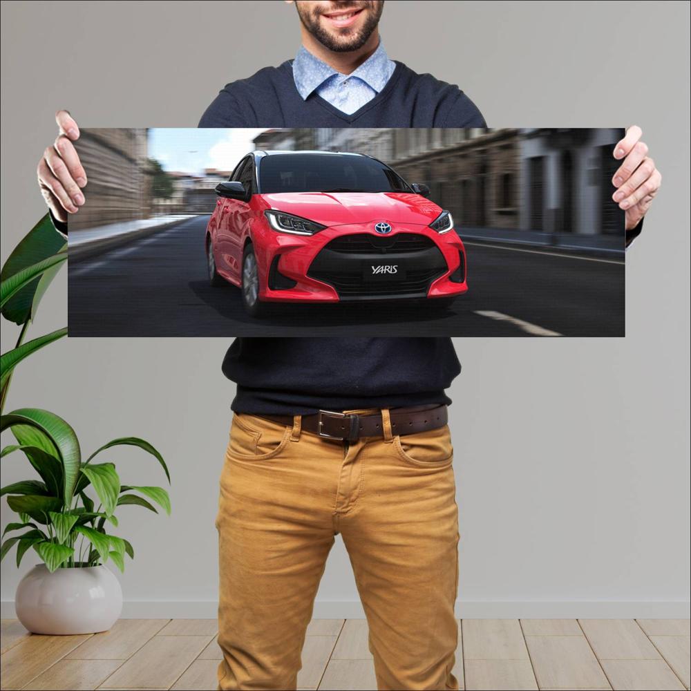 Cuadro grande 30x80cm toyota_yaris_hybrid_202 toyota