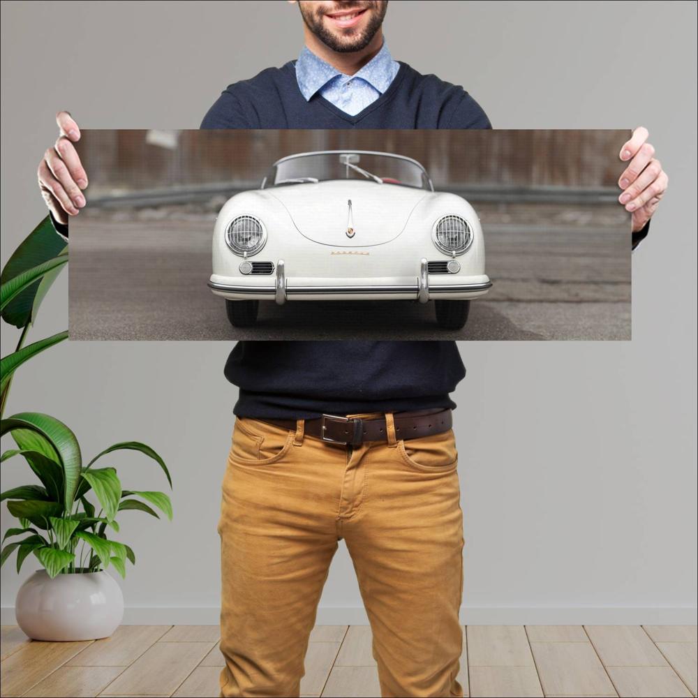 Cuadro grande 30x80cm 1955 Porsche 356 Speedster 001 Porsche