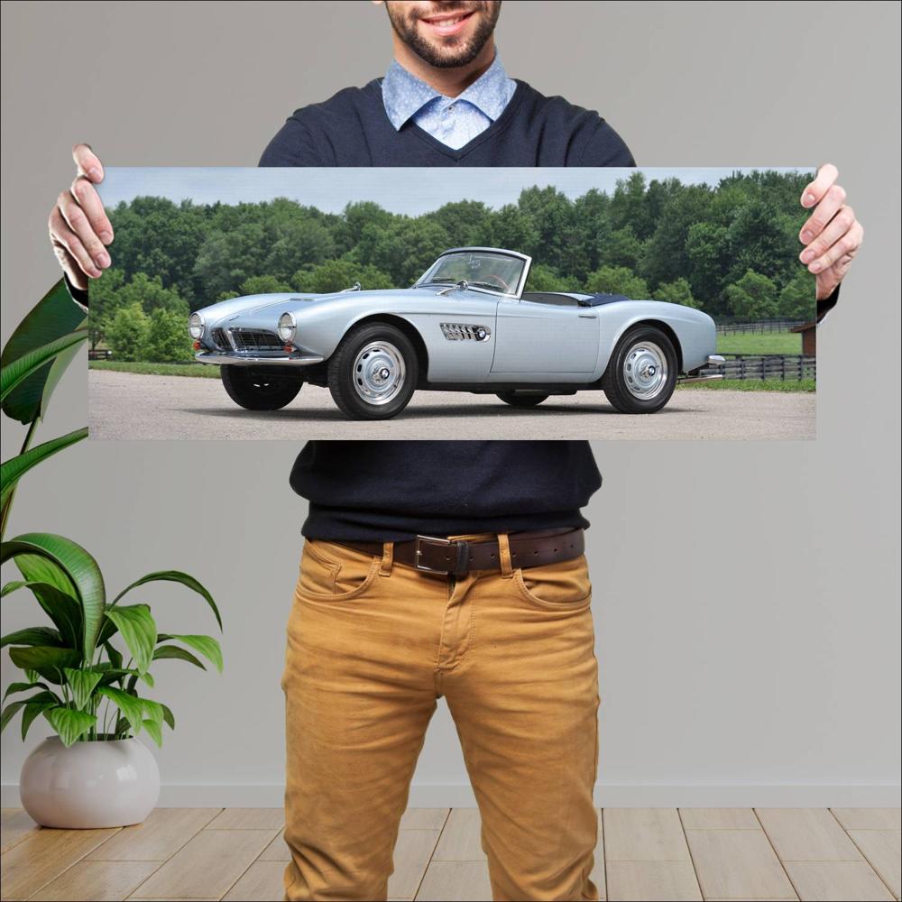 Cuadro grande 30x80cm 1956 BMW 507 Series 1 005 BMW