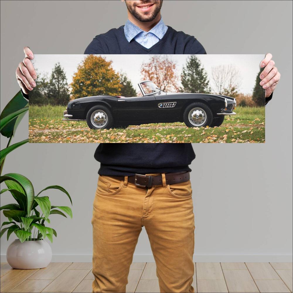 Cuadro grande 30x80cm 1957 BMW 507 Series 2 002 BMW