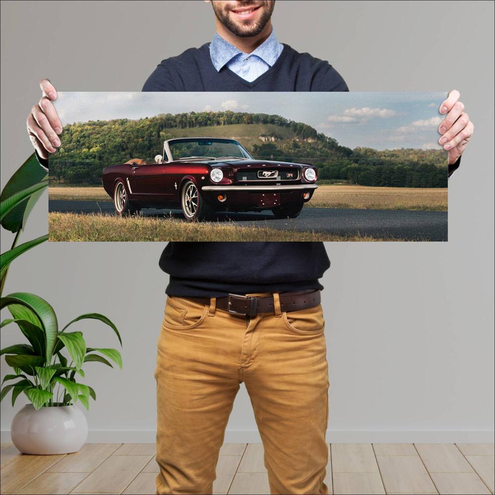 Cuadro grande 30x80cm 1965 Ringbrothers Ford Mustang Convertible 003 Ford