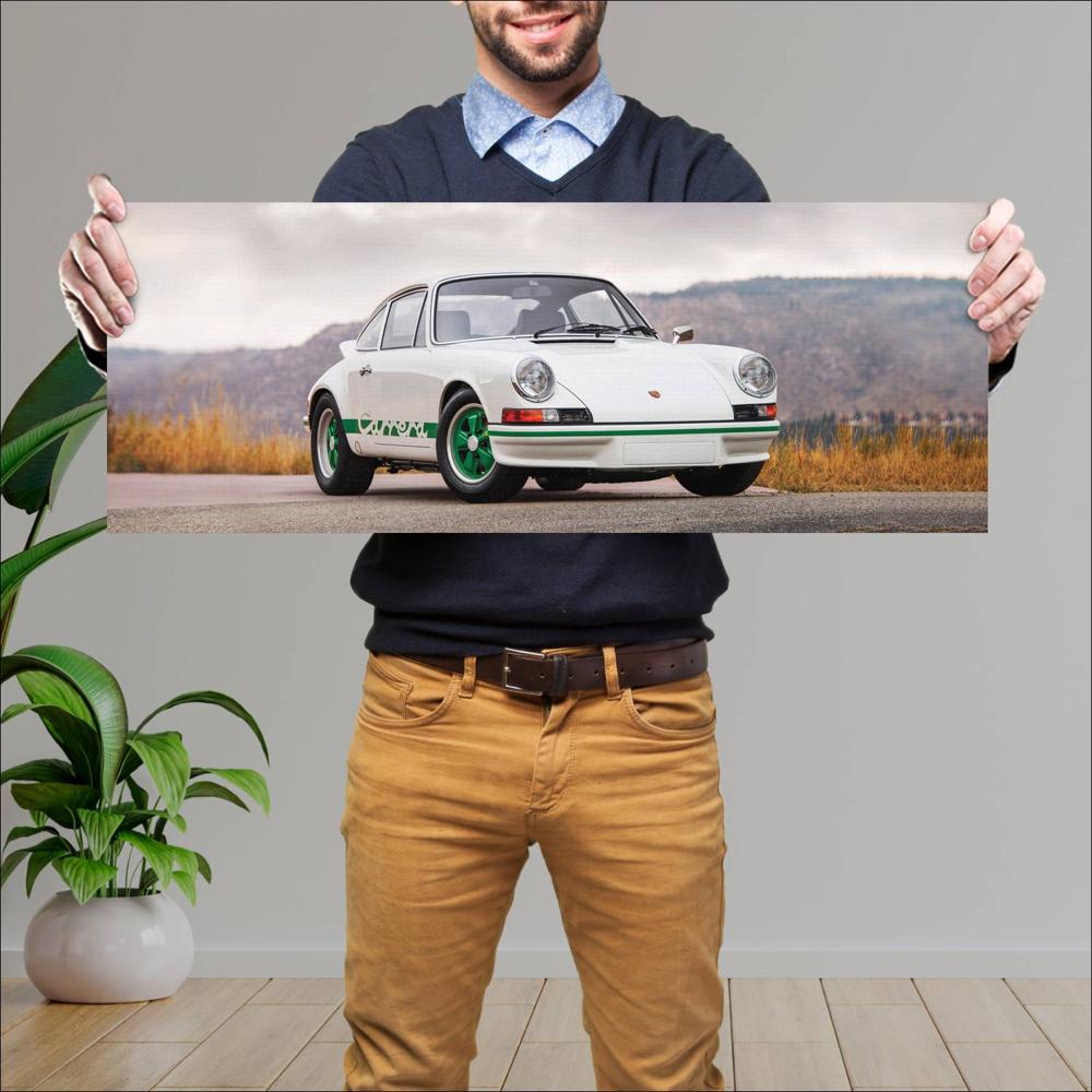 Cuadro grande 30x80cm 1972 Porsche 911 Carrera RS 2.7 Sport 004 Porsche