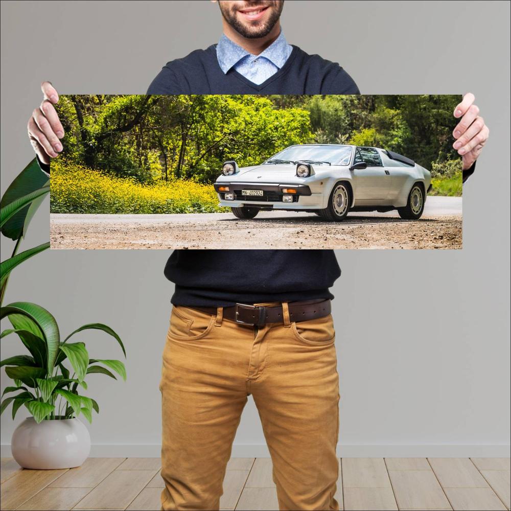 Cuadro grande 30x80cm 1981 Lamborghini Jalpa 003 Lamborghini