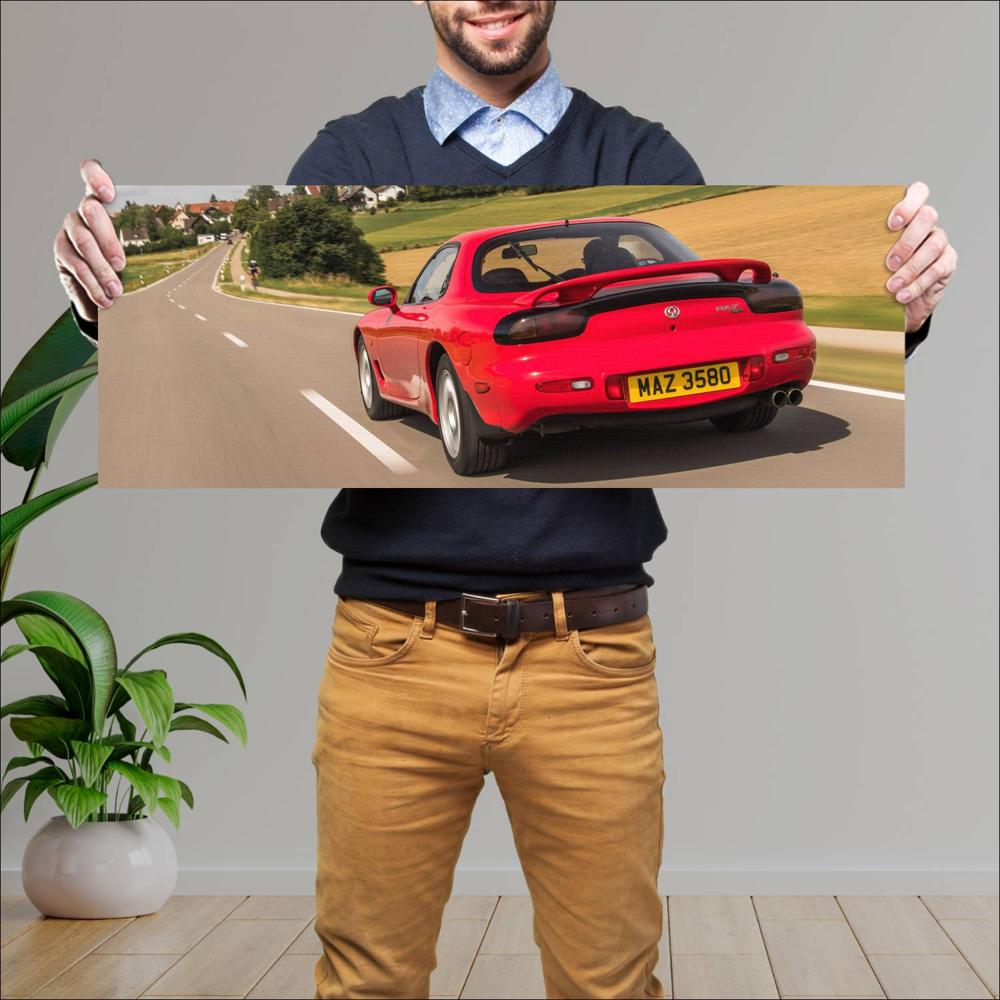 Cuadro grande 30x80cm 1991 Mazda RX 7 004 Mazda