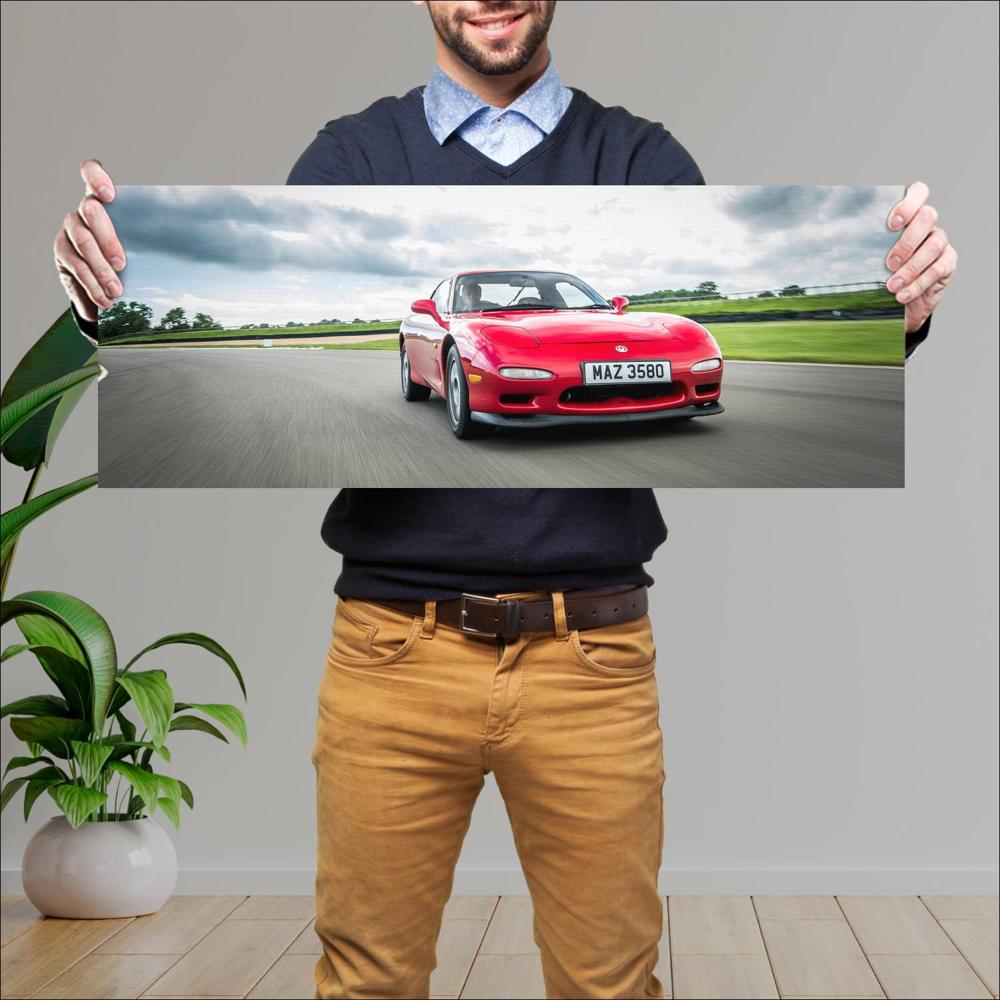 Cuadro grande 30x80cm 1991 Mazda RX 7 005 Mazda