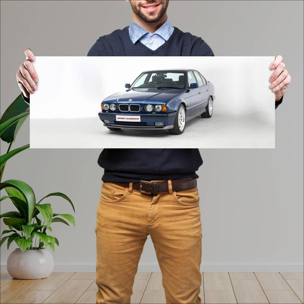 Cuadro grande 30x80cm 1995 BMW M5 001 BMW
