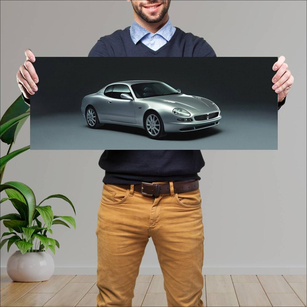 Cuadro grande 30x80cm 1998 Maserati 3200 GT 003 Maserati