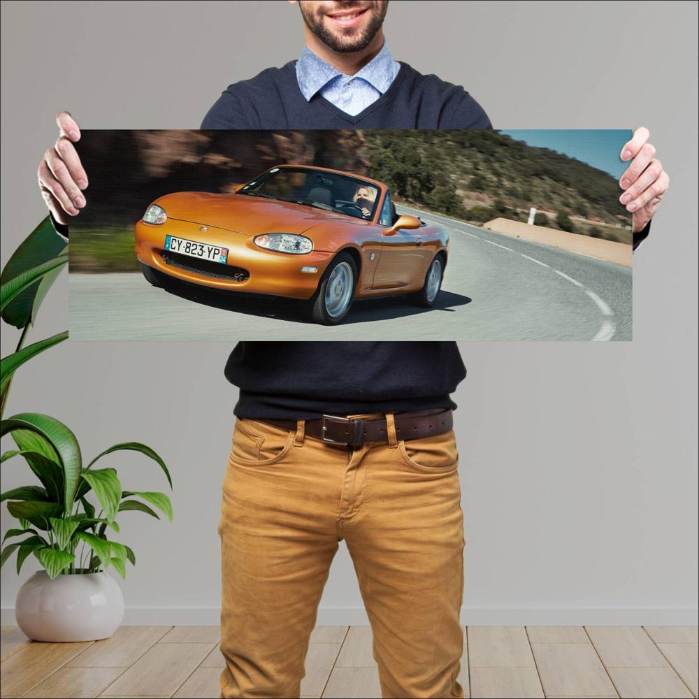 Cuadro grande 30x80cm 1998 Mazda MX 5 003 Mazda