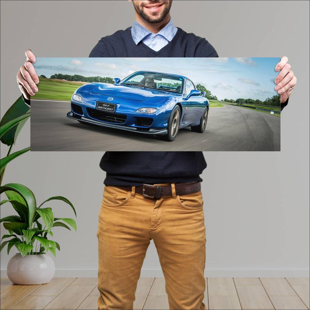 Cuadro grande 30x80cm 2001 Mazda RX 7 Type R Bathurst 005 Mazda