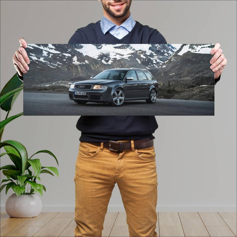 Cuadro grande 30x80cm 2002 Audi RS6 001 Audi
