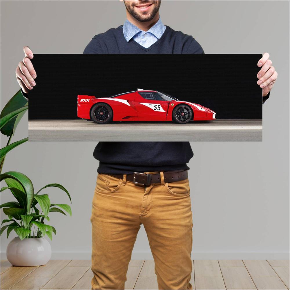 Cuadro grande 30x80cm 2007 Ferrari FXX Evoluzione 003 Ferrari