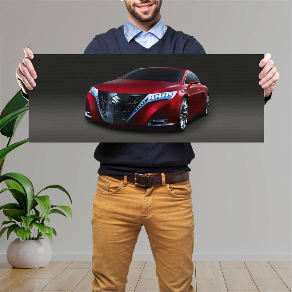 Cuadro grande 30x80cm 2007 Suzuki Kizashi Concept 001 Suzuki