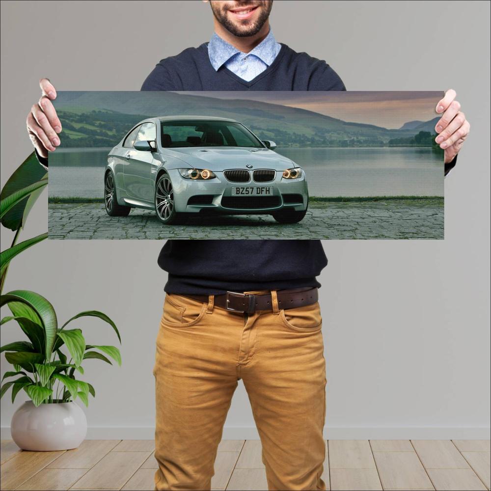 Cuadro grande 30x80cm 2008 BMW M3 Coupe 001 BMW