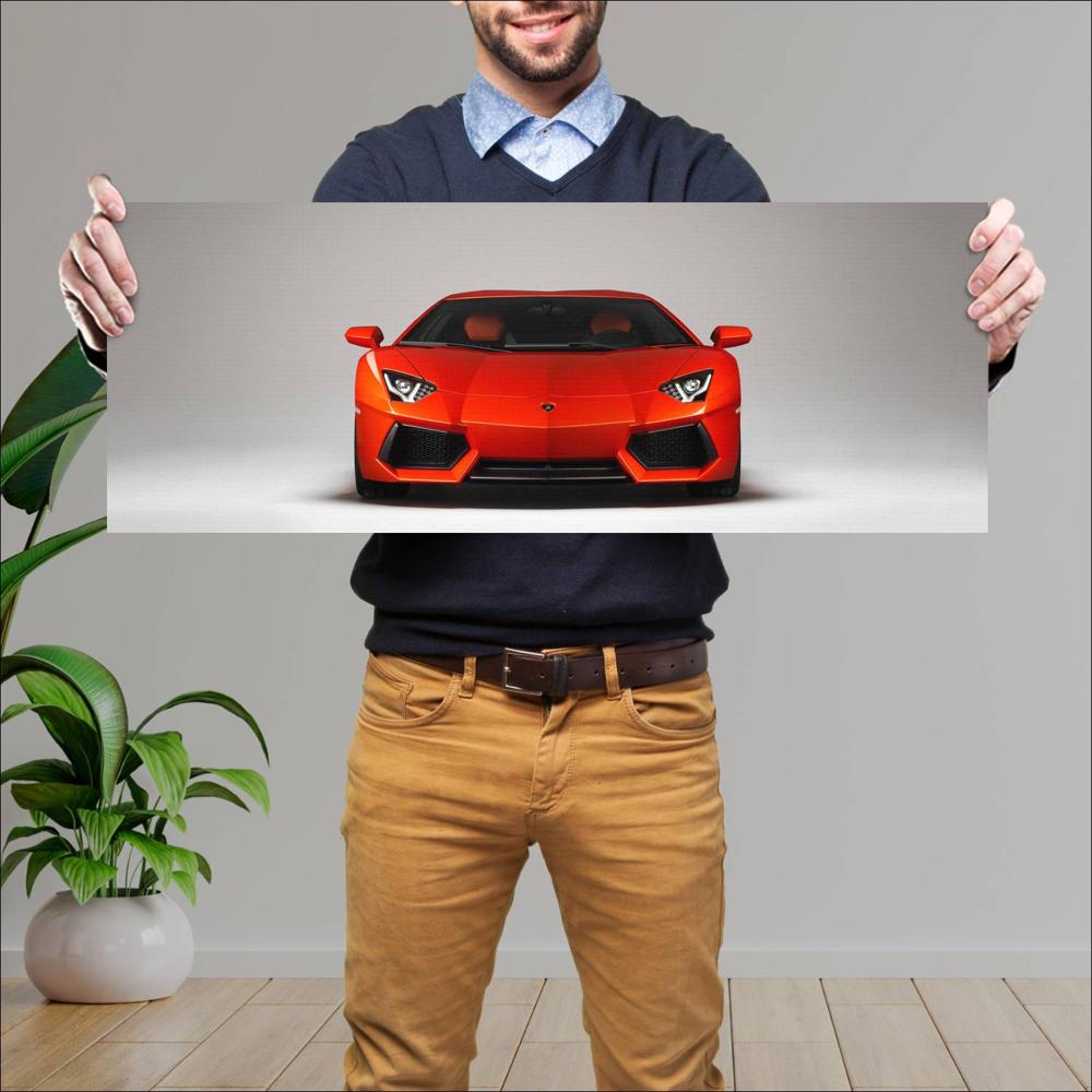 Cuadro grande 30x80cm 2012 Lamborghini Aventador LP 700 4 001 Lamborghini