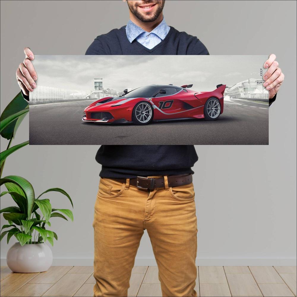 Cuadro grande 30x80cm 2015 Ferrari FXX K 001 Ferrari