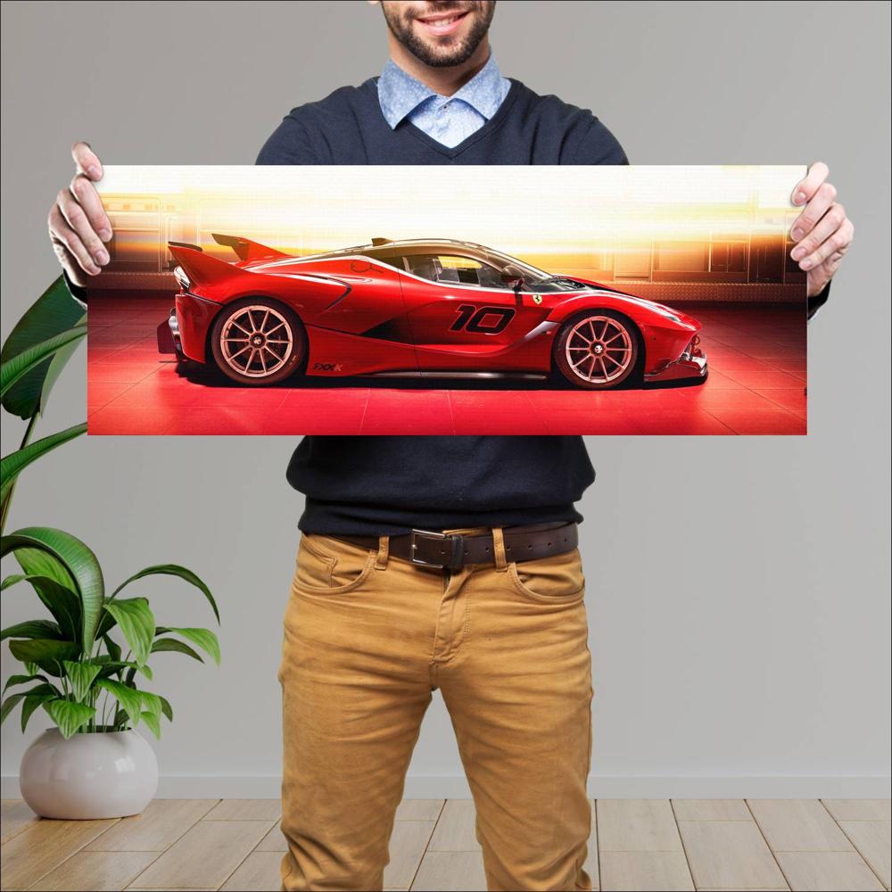 Cuadro grande 30x80cm 2015 Ferrari FXX K 002 Ferrari