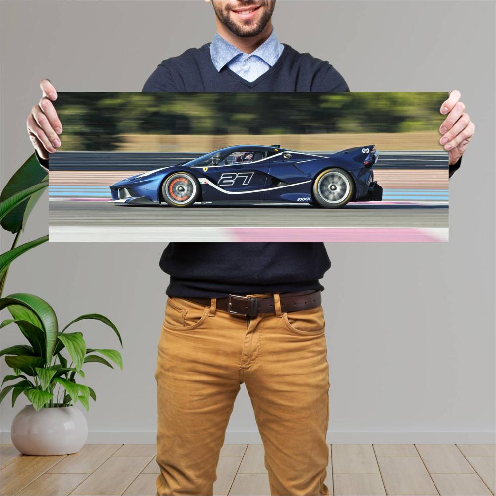 Cuadro grande 30x80cm 2015 Ferrari FXX K 005 Ferrari