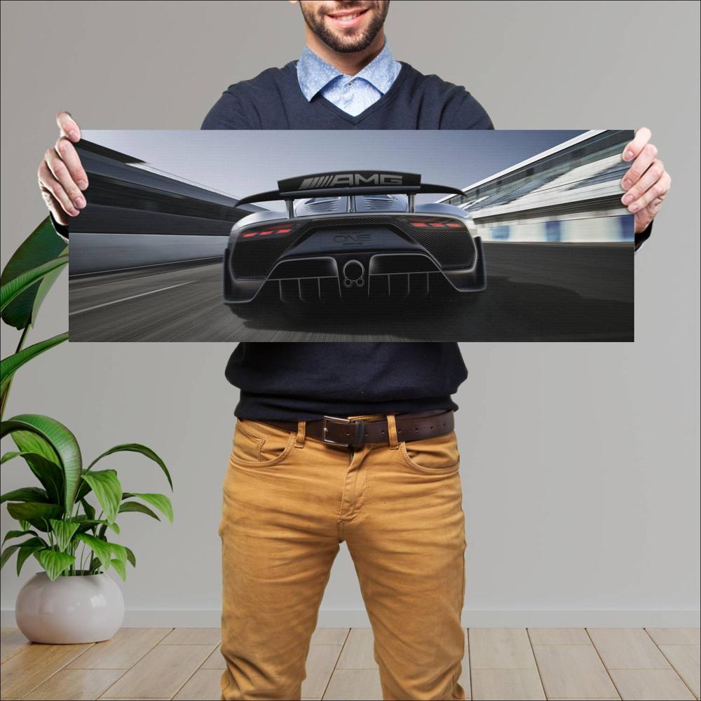 Cuadro grande 30x80cm 2017 Mercedes AMG Project ONE Concept 008 Mercedes