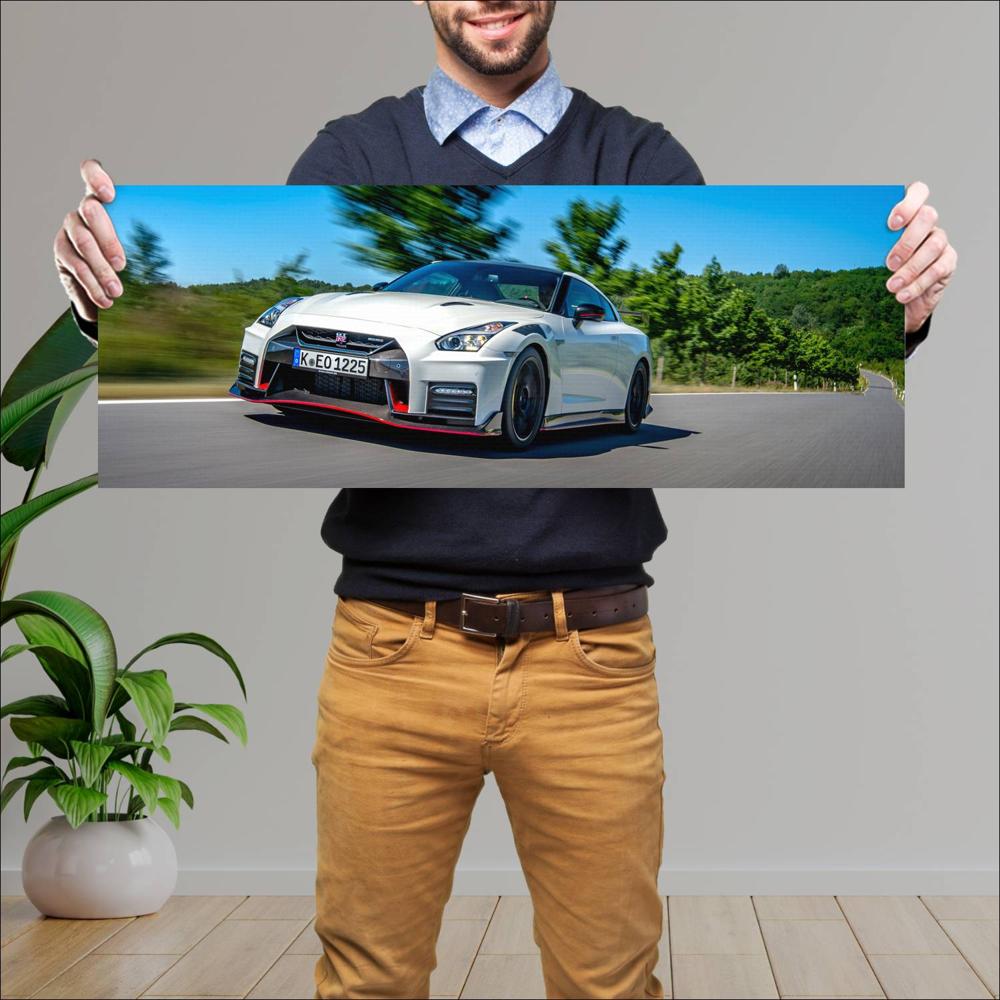 Cuadro grande 30x80cm 2020 Nissan GT R Nismo 001 Nissan