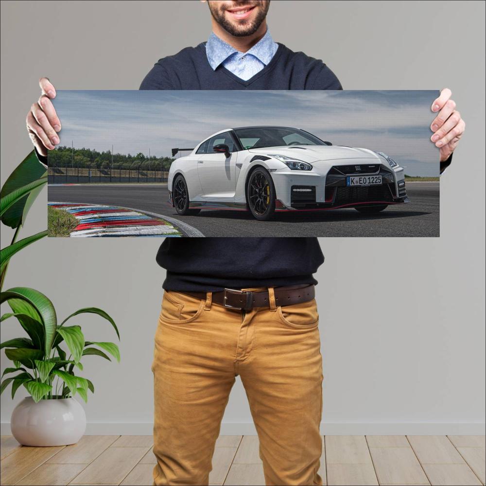 Cuadro grande 30x80cm 2020 Nissan GT R Nismo 003 Nissan