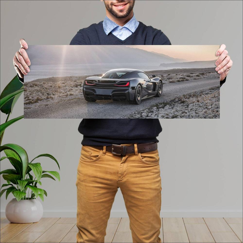Cuadro grande 30x80cm 2020 Rimac C Two 003 Rimac