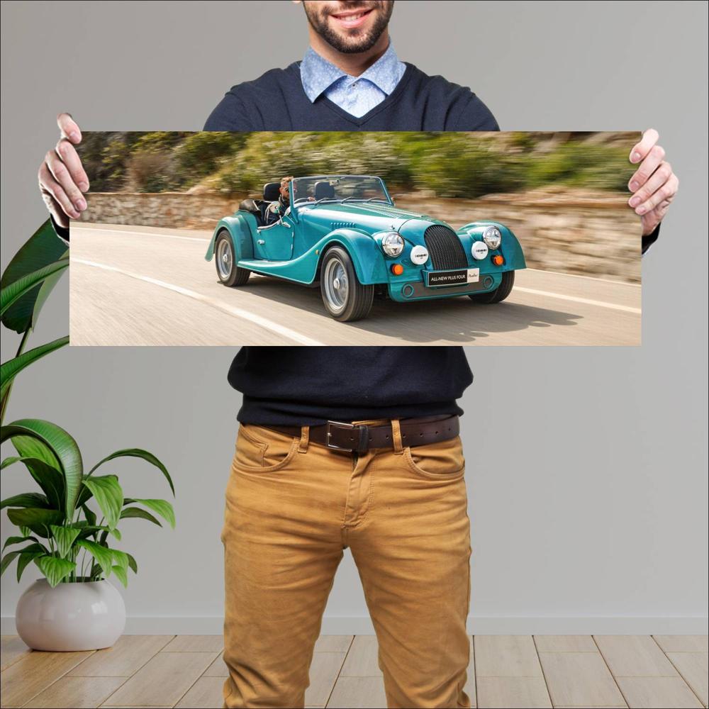 Cuadro grande 30x80cm 2021 Morgan Plus Four 002 Morgan