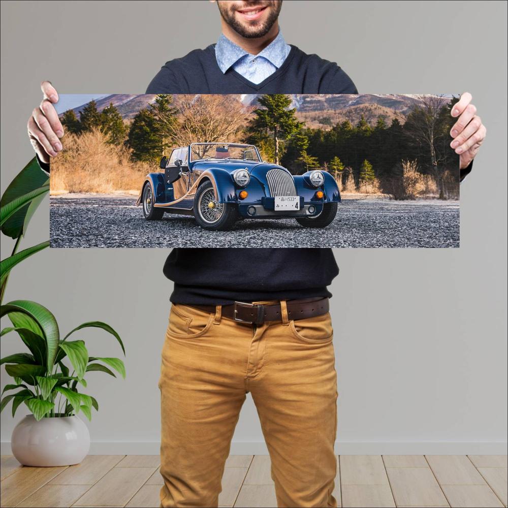 Cuadro grande 30x80cm 2021 Morgan Plus Four 005 Morgan