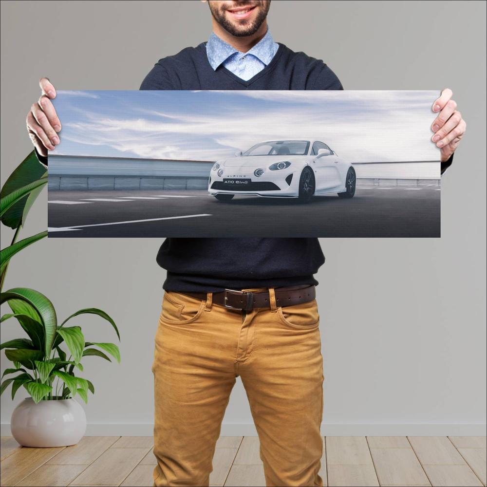Cuadro grande 30x80cm 2022 Alpine A110 E ternite Concept 001 Alpine