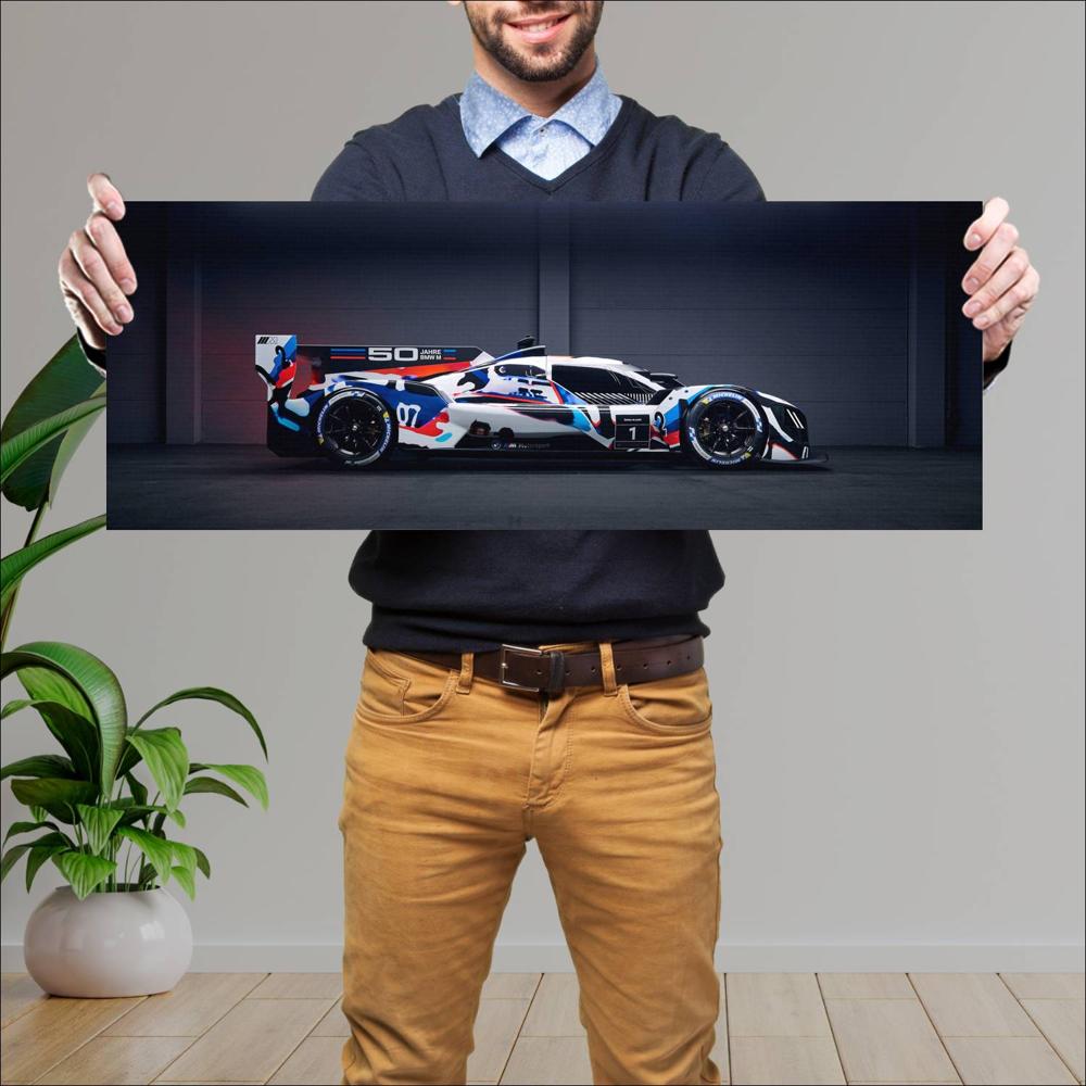 Cuadro grande 30x80cm 2022 BMW M Hybrid V8 002 BMW