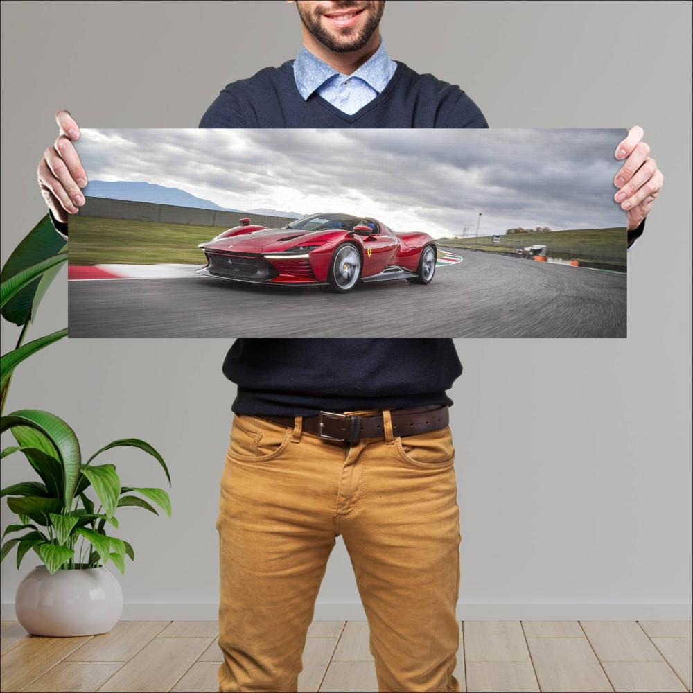 Cuadro grande 30x80cm 2022 Ferrari Daytona SP3 006 Ferrari