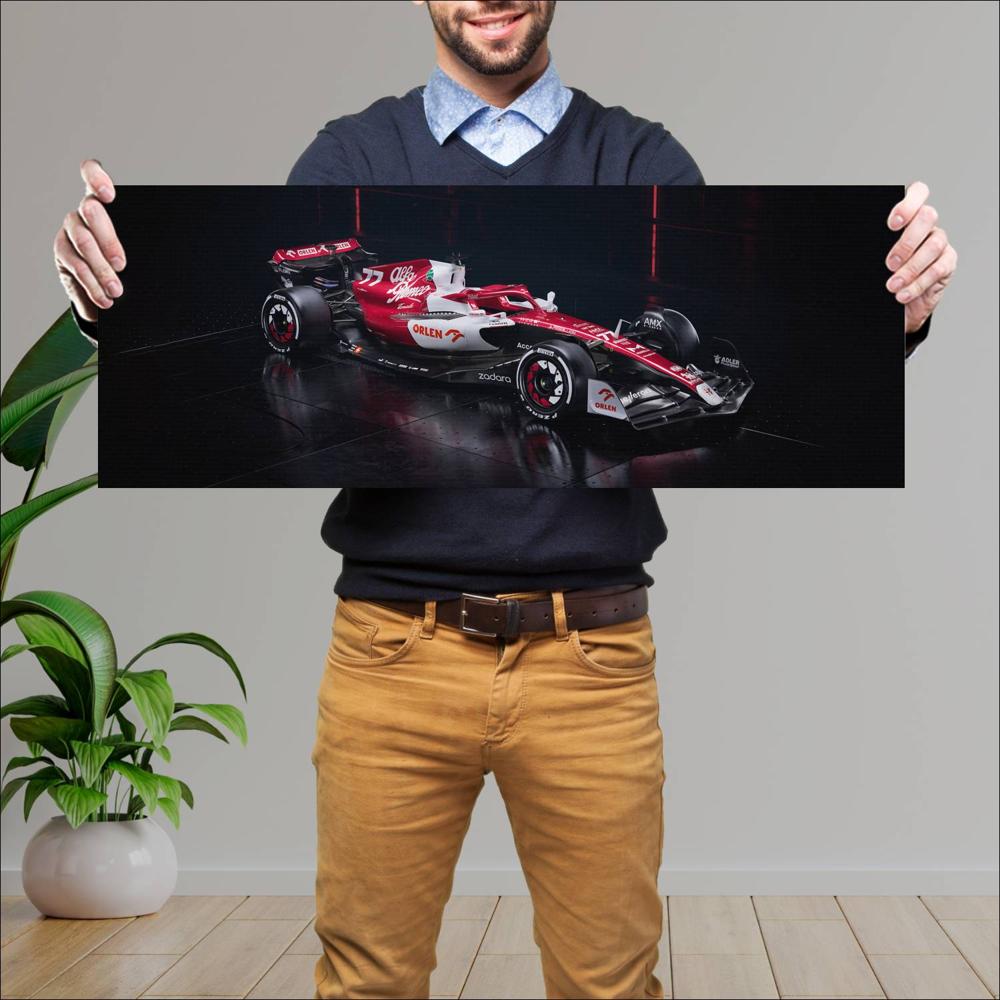 Cuadro grande 30x80cm 2022 Formula1 Alfa Romeo C42 001 Formula1