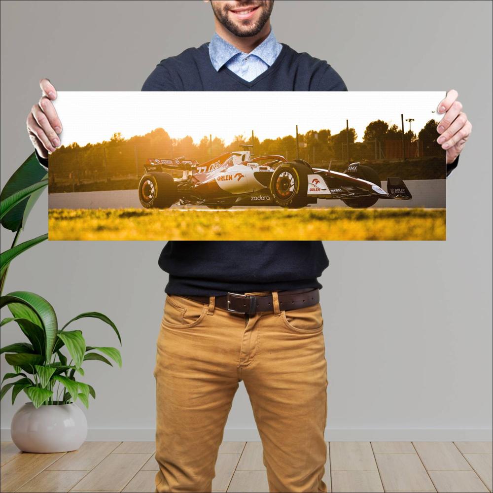 Cuadro grande 30x80cm 2022 Formula1 Alfa Romeo C42 006 Formula1