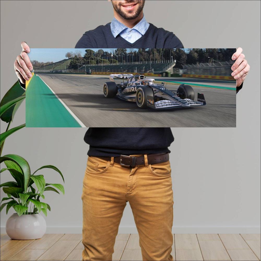 Cuadro grande 30x80cm 2022 Formula1 AlphaTauri AT03 001 Formula1