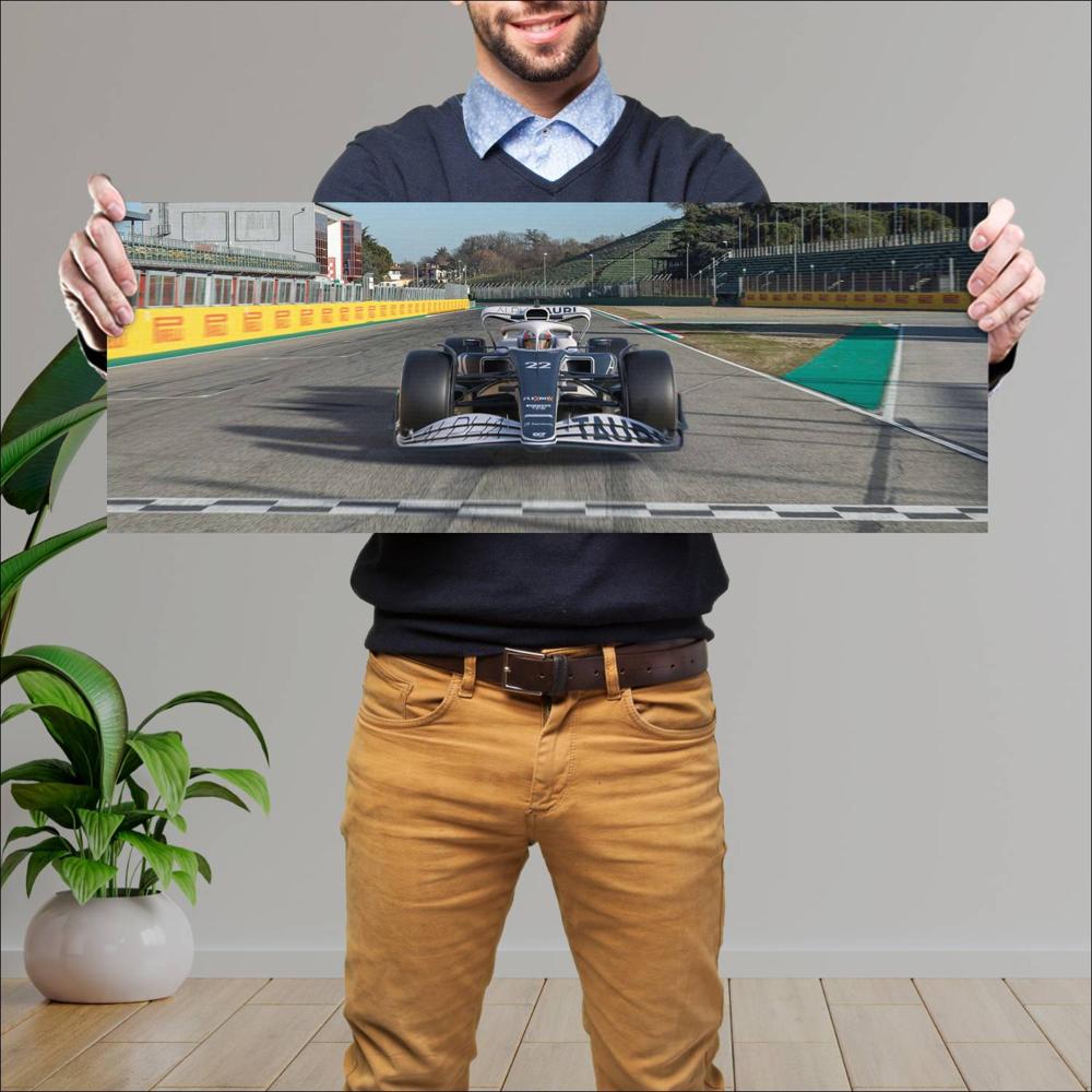 Cuadro grande 30x80cm 2022 Formula1 AlphaTauri AT03 003 Formula1