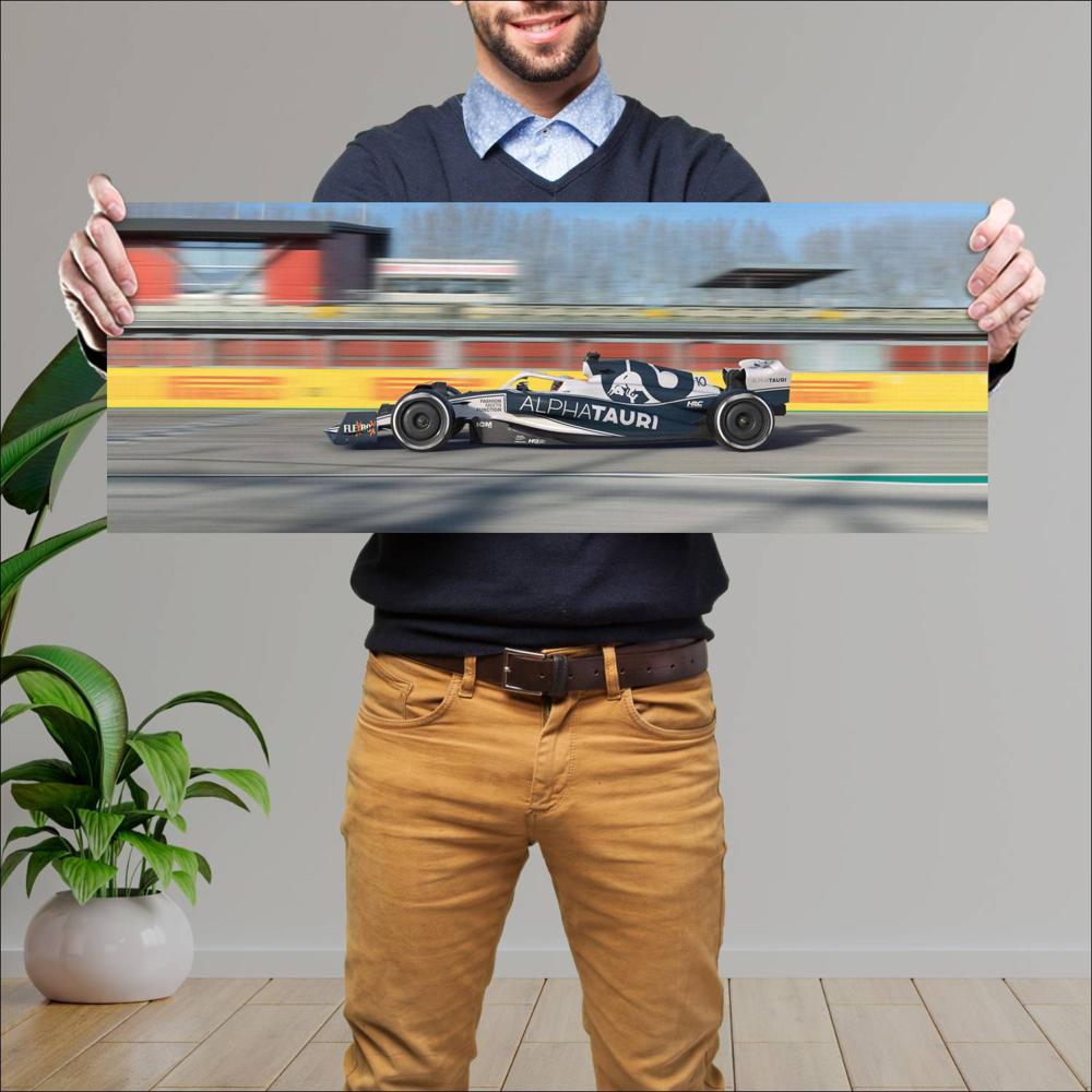Cuadro grande 30x80cm 2022 Formula1 AlphaTauri AT03 004 Formula1