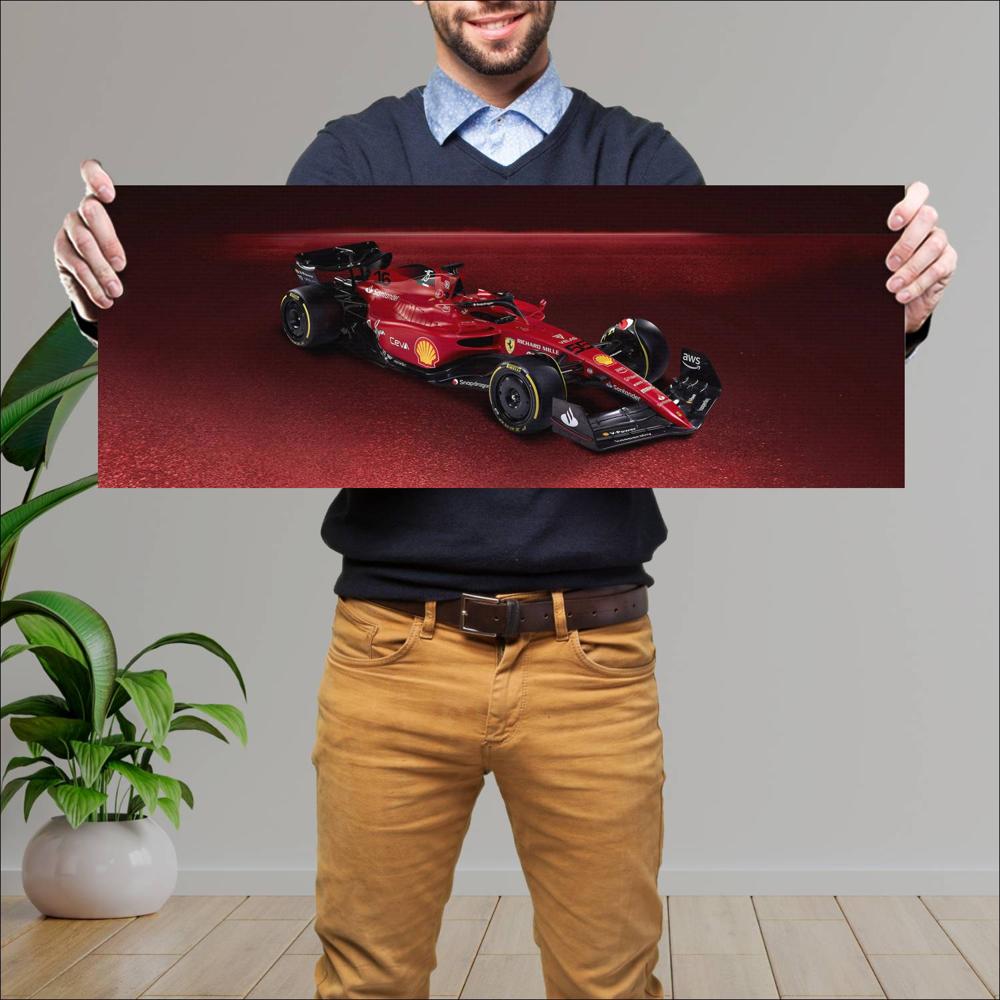 Cuadro grande 30x80cm 2022 Formula1 Ferrari F1 75 001 Formula1