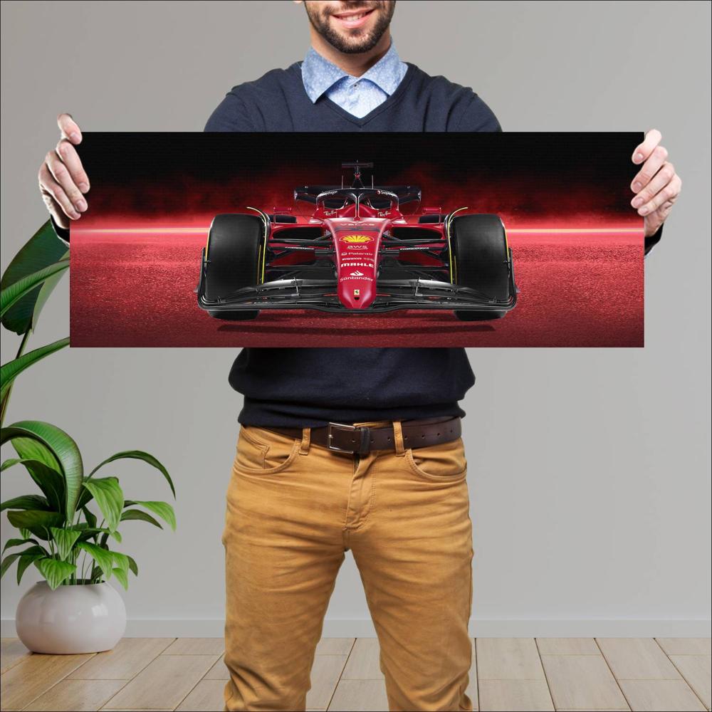 Cuadro grande 30x80cm 2022 Formula1 Ferrari F1 75 002 Formula1