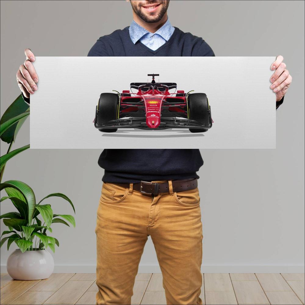Cuadro grande 30x80cm 2022 Formula1 Ferrari F1 75 006 Formula1