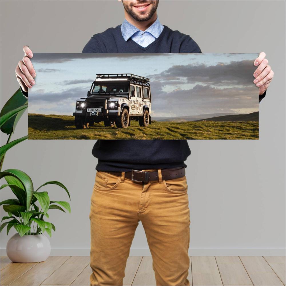 Cuadro grande 30x80cm 2022 Land Rover Defender Works V8 Trophy II 001 14 Land