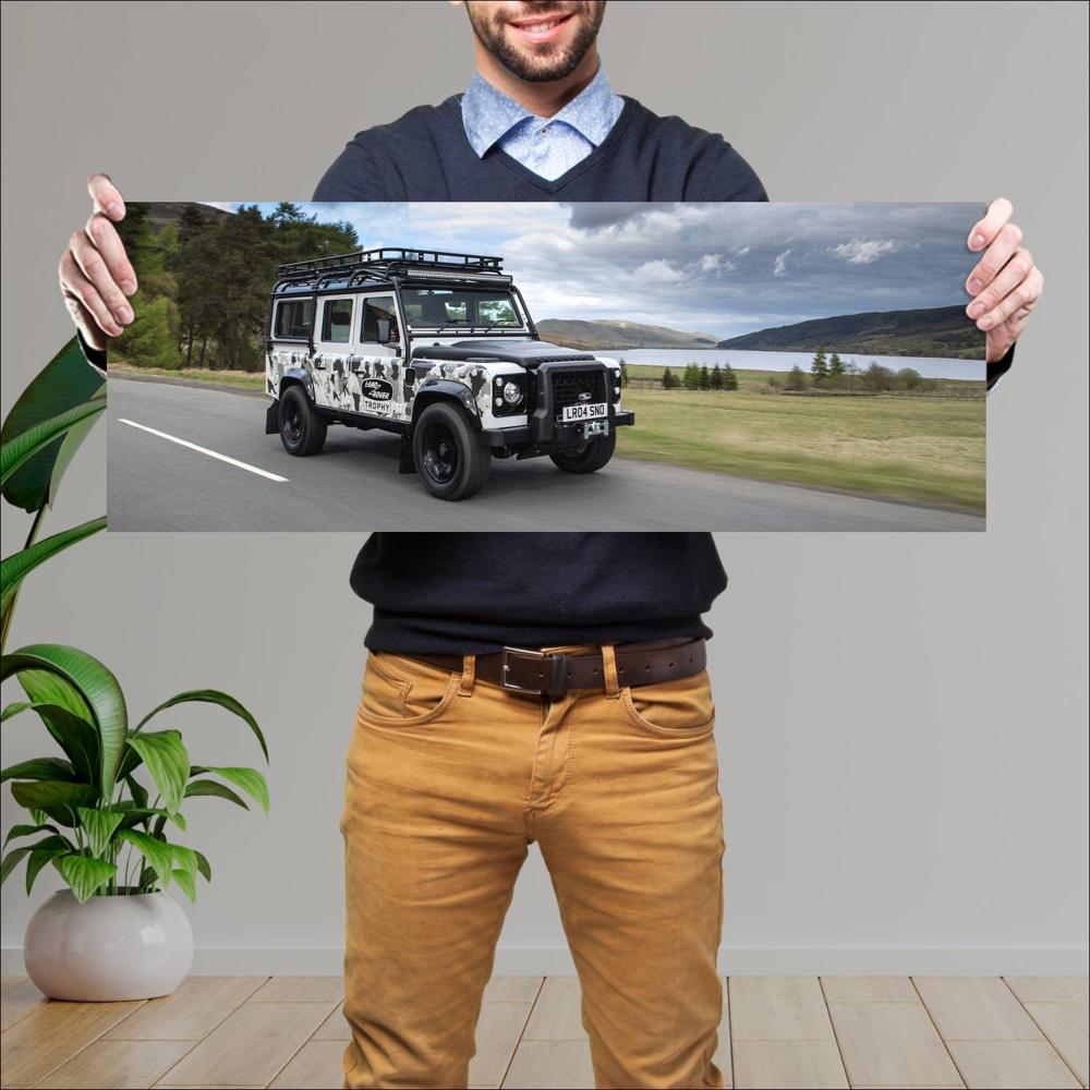 Cuadro grande 30x80cm 2022 Land Rover Defender Works V8 Trophy II 003 14 Land