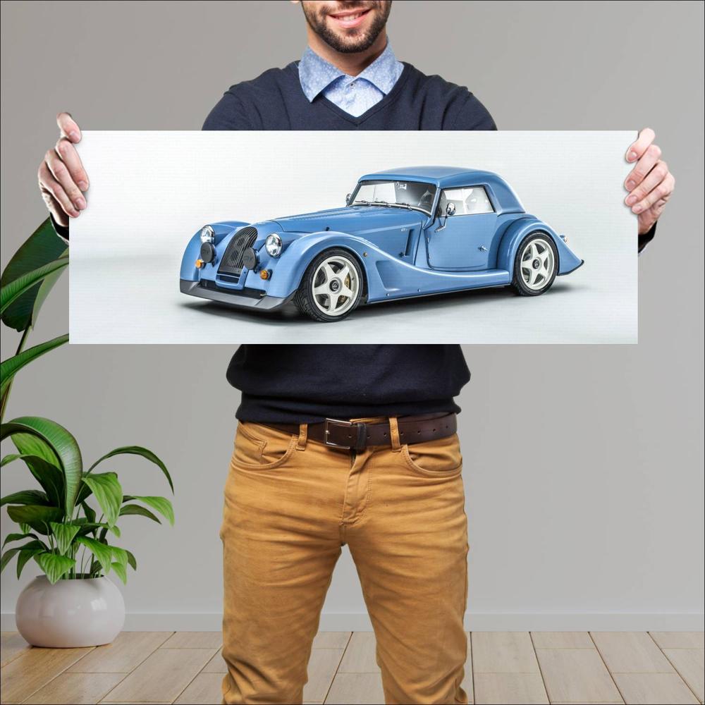 Cuadro grande 30x80cm 2022 Morgan Plus 8 GTR 004 Morgan