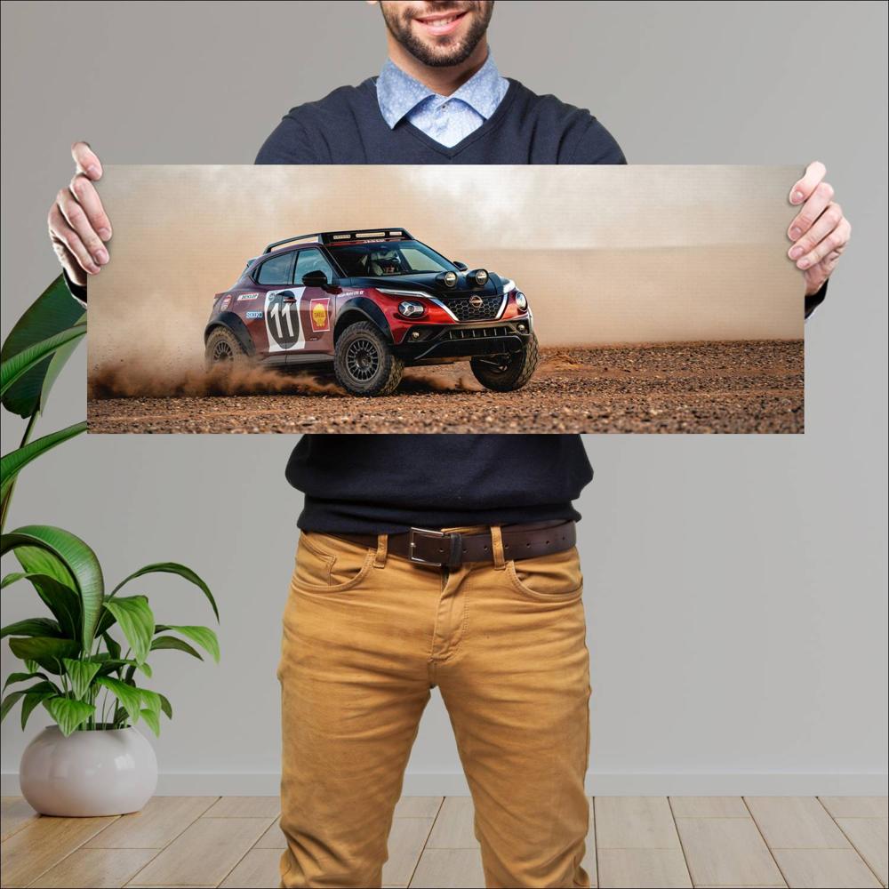 Cuadro grande 30x80cm 2022 Nissan Juke Hybrid Rally Tribute Concept 001 Nissan
