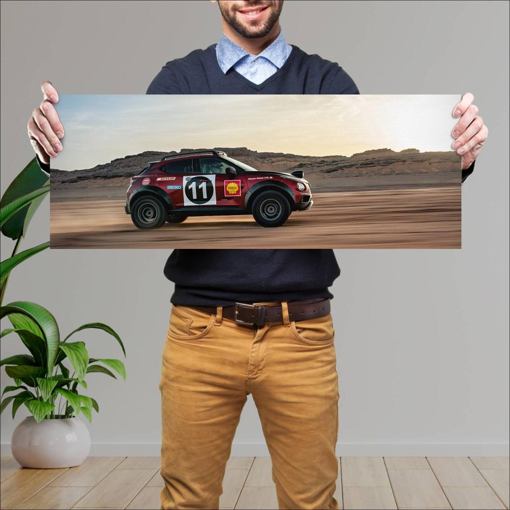 Cuadro grande 30x80cm 2022 Nissan Juke Hybrid Rally Tribute Concept 006 Nissan