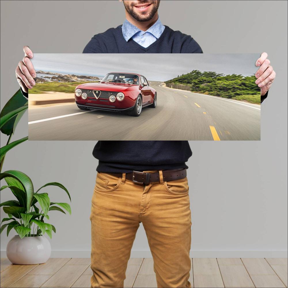 Cuadro grande 30x80cm 2022 Totem Automobili GT Super 005 Totem